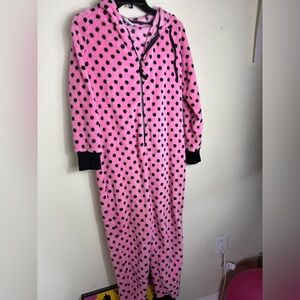 Pink Polka Dot Pajamas